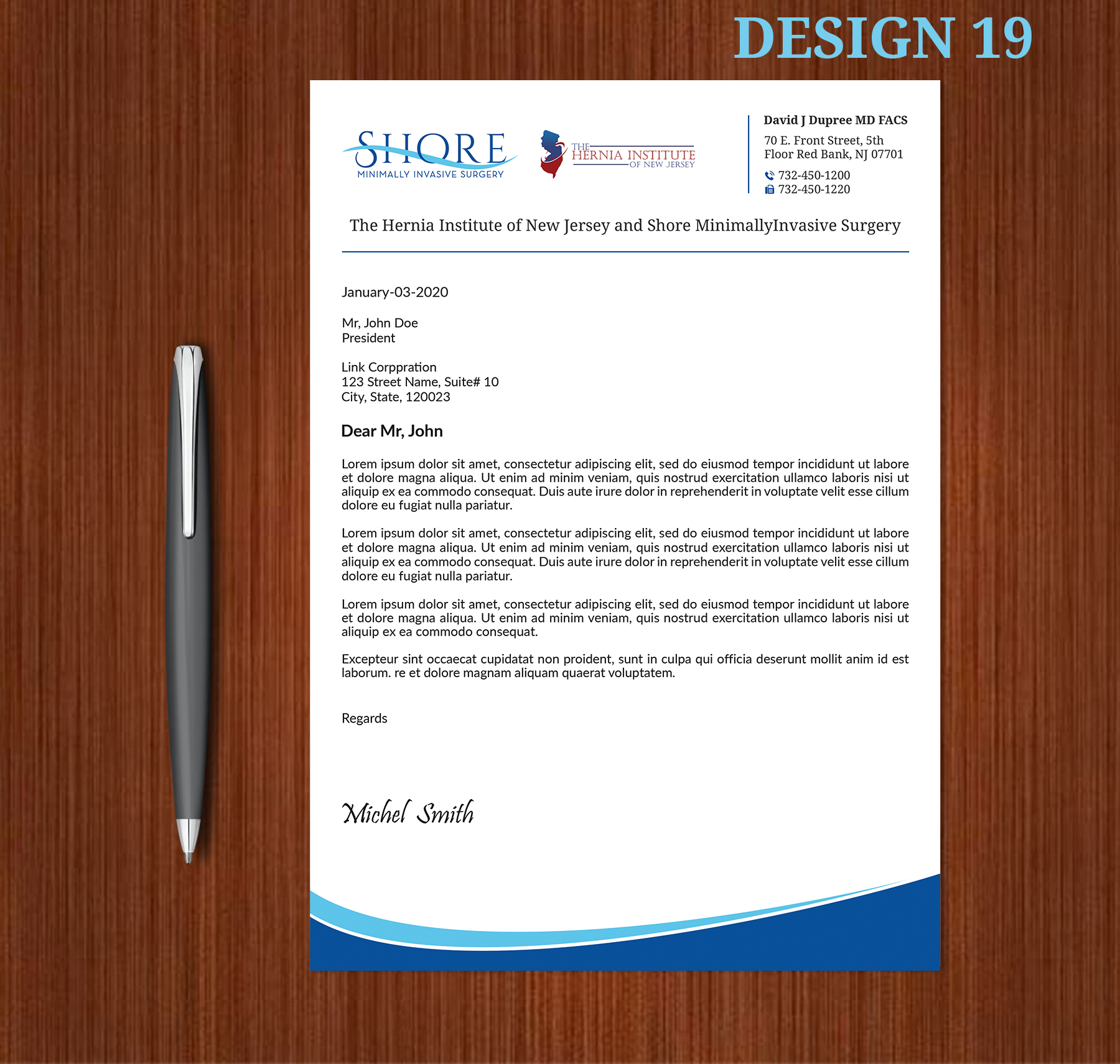 Stationery Design by Expert Bappy for Shore Minimally Invasive Surgery  | Design #32985480