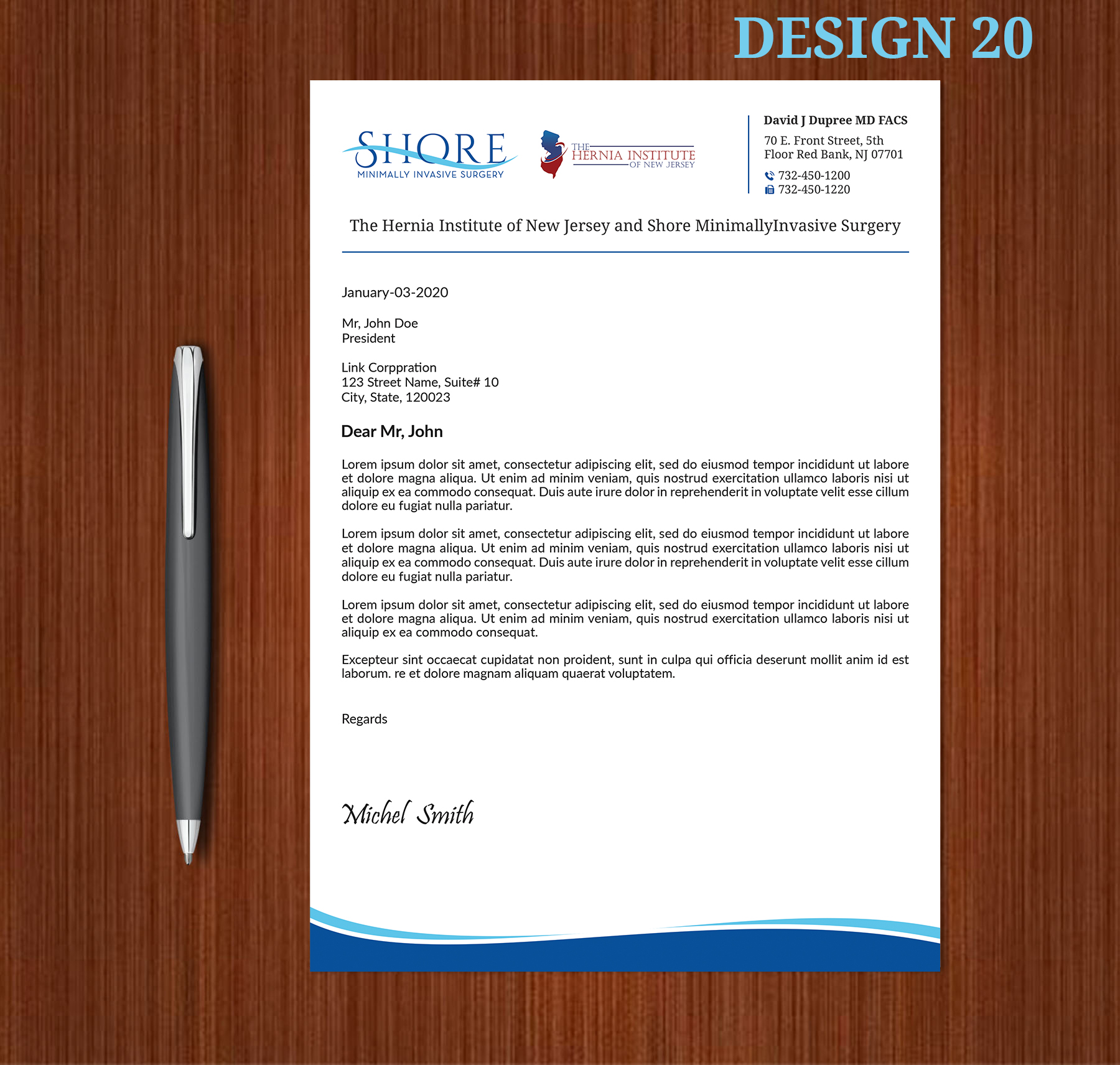 Stationery Design by Expert Bappy for Shore Minimally Invasive Surgery  | Design #32985506
