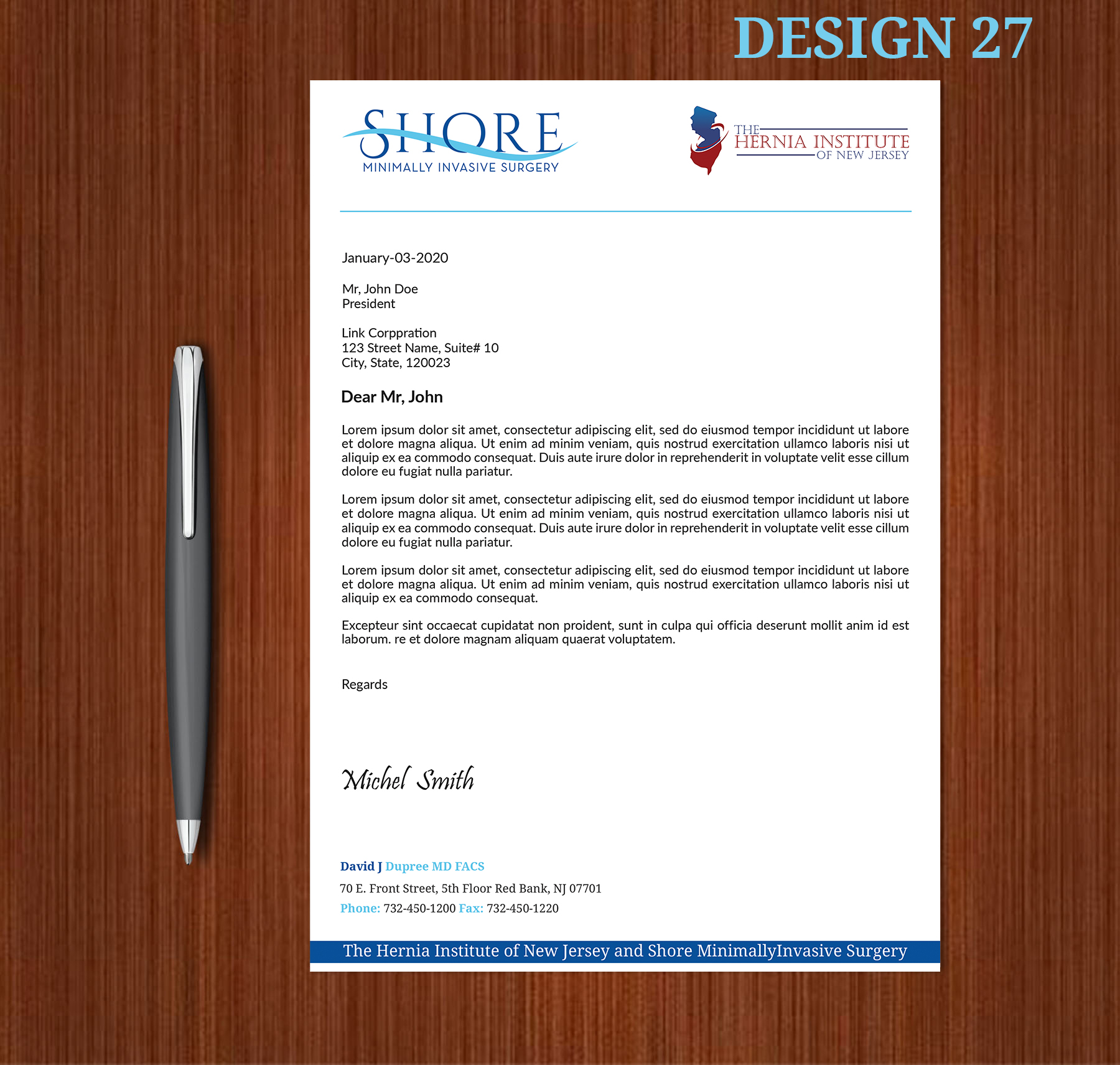 Stationery Design by Expert Bappy for Shore Minimally Invasive Surgery  | Design #32985846