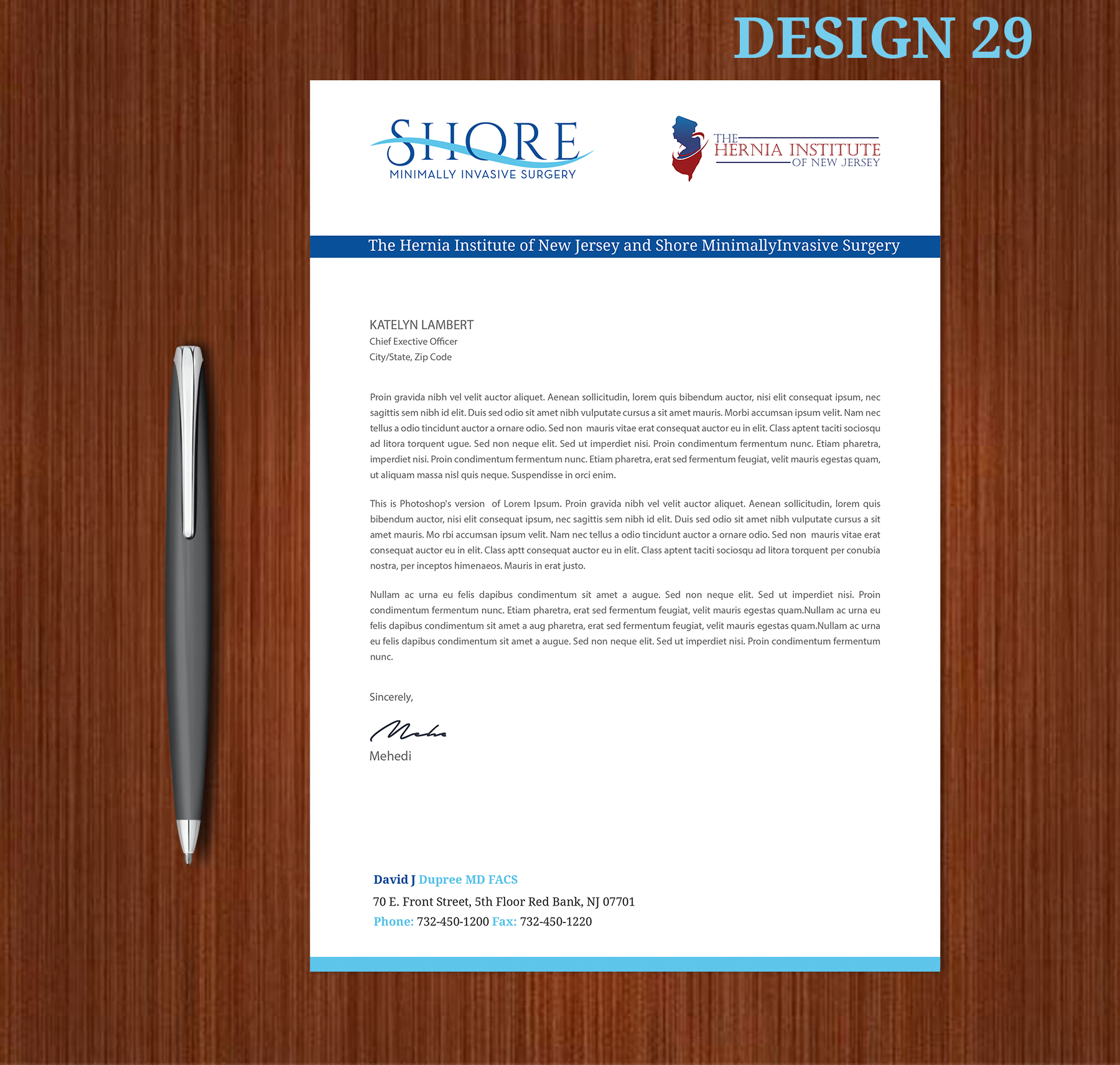 Stationery Design by Expert Bappy for Shore Minimally Invasive Surgery  | Design #32985848