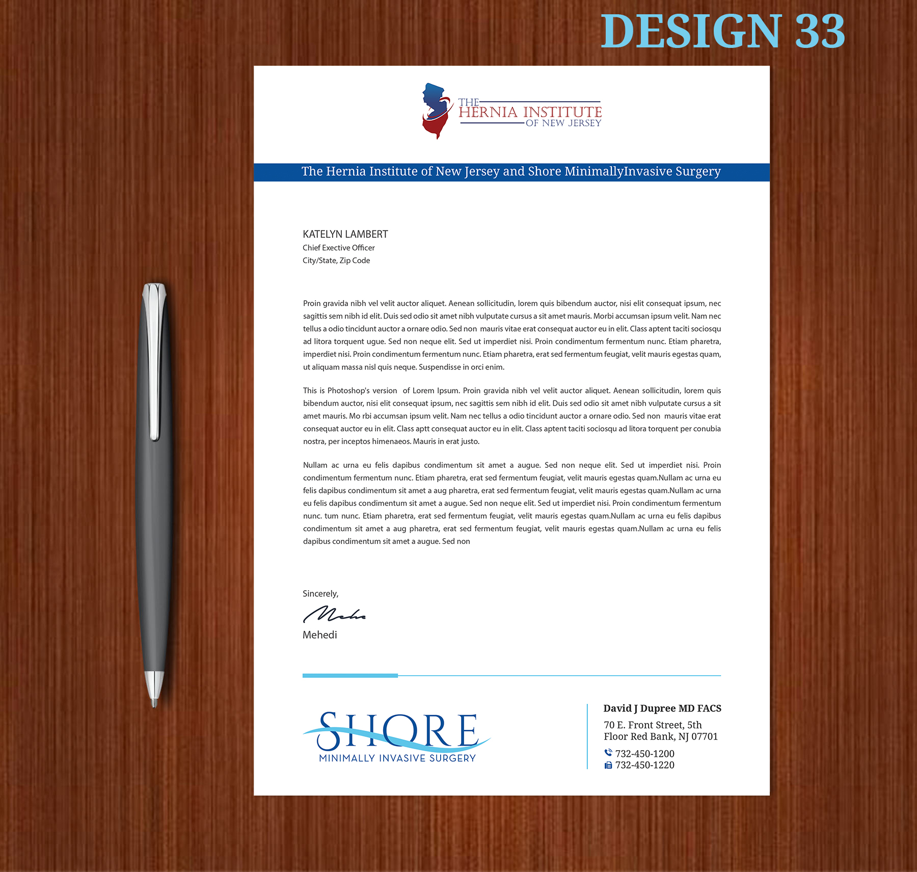 Stationery Design by Expert Bappy for Shore Minimally Invasive Surgery  | Design #32985940