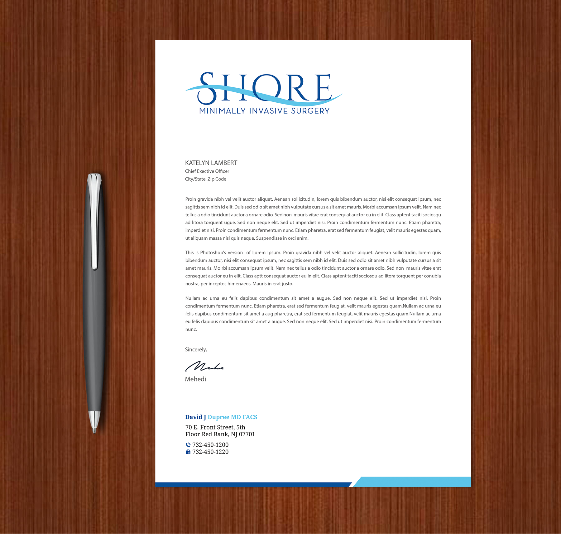 Stationery Design by Expert Bappy for Shore Minimally Invasive Surgery  | Design #33003995