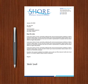 Stationery Design by Expert Bappy for Shore Minimally Invasive Surgery  | Design: #33003996