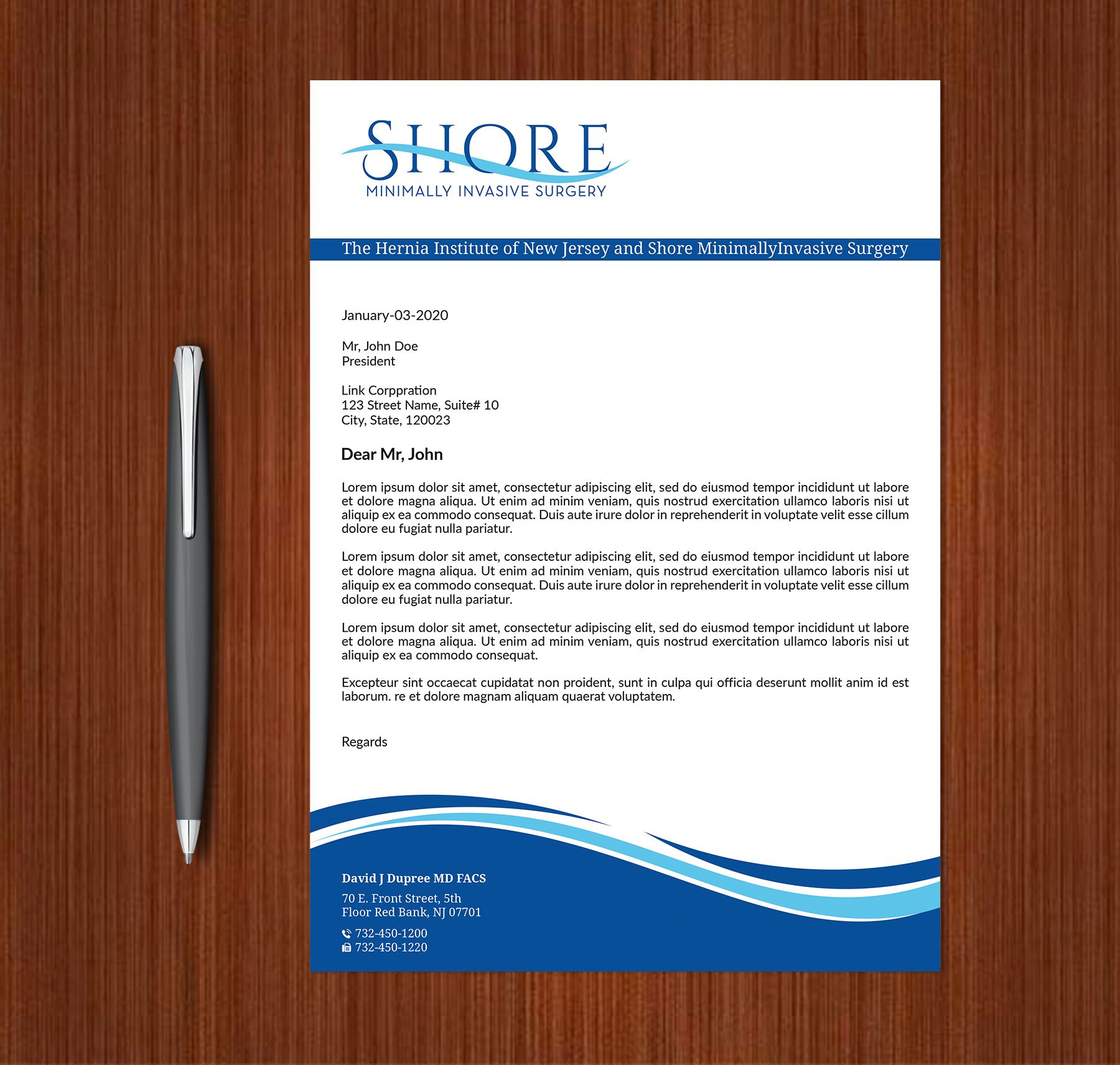 Stationery Design by Expert Bappy for Shore Minimally Invasive Surgery  | Design #33004330