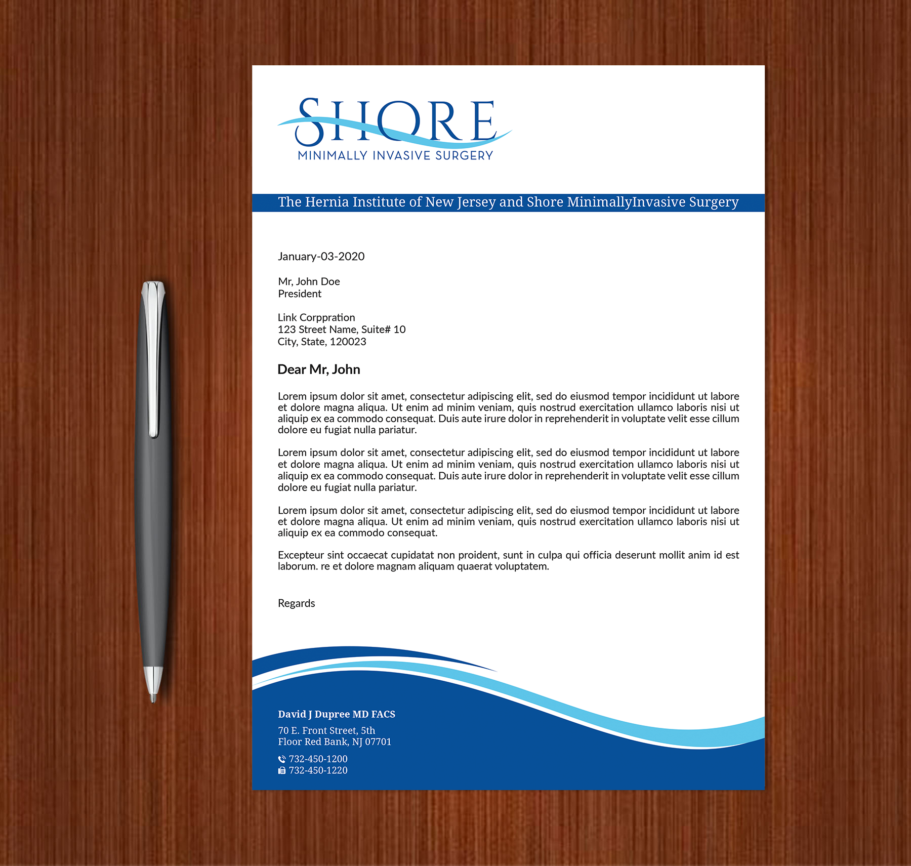 Stationery Design by Expert Bappy for Shore Minimally Invasive Surgery  | Design #33004332
