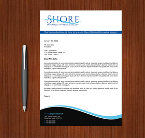 Design de Papeterie par Expert Bappy pour Shore Minimally Invasive Surgery  | Design : #33004362
