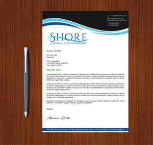 Design de Papeterie par Expert Bappy pour Shore Minimally Invasive Surgery  | Design : #33004370