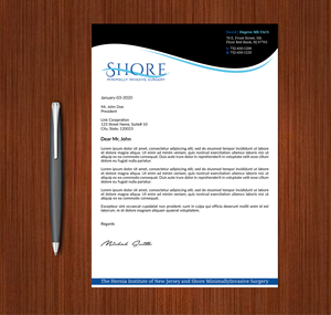 Design de Papeterie par Expert Bappy pour Shore Minimally Invasive Surgery  | Design : #33004391