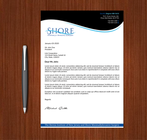 Design de Papeterie par Expert Bappy pour Shore Minimally Invasive Surgery  | Design : #33004425