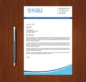 Design de Papeterie par Expert Bappy pour Shore Minimally Invasive Surgery  | Design : #33004445