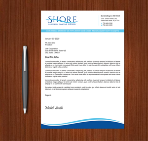 Design de Papeterie par Expert Bappy pour Shore Minimally Invasive Surgery  | Design : #33005329
