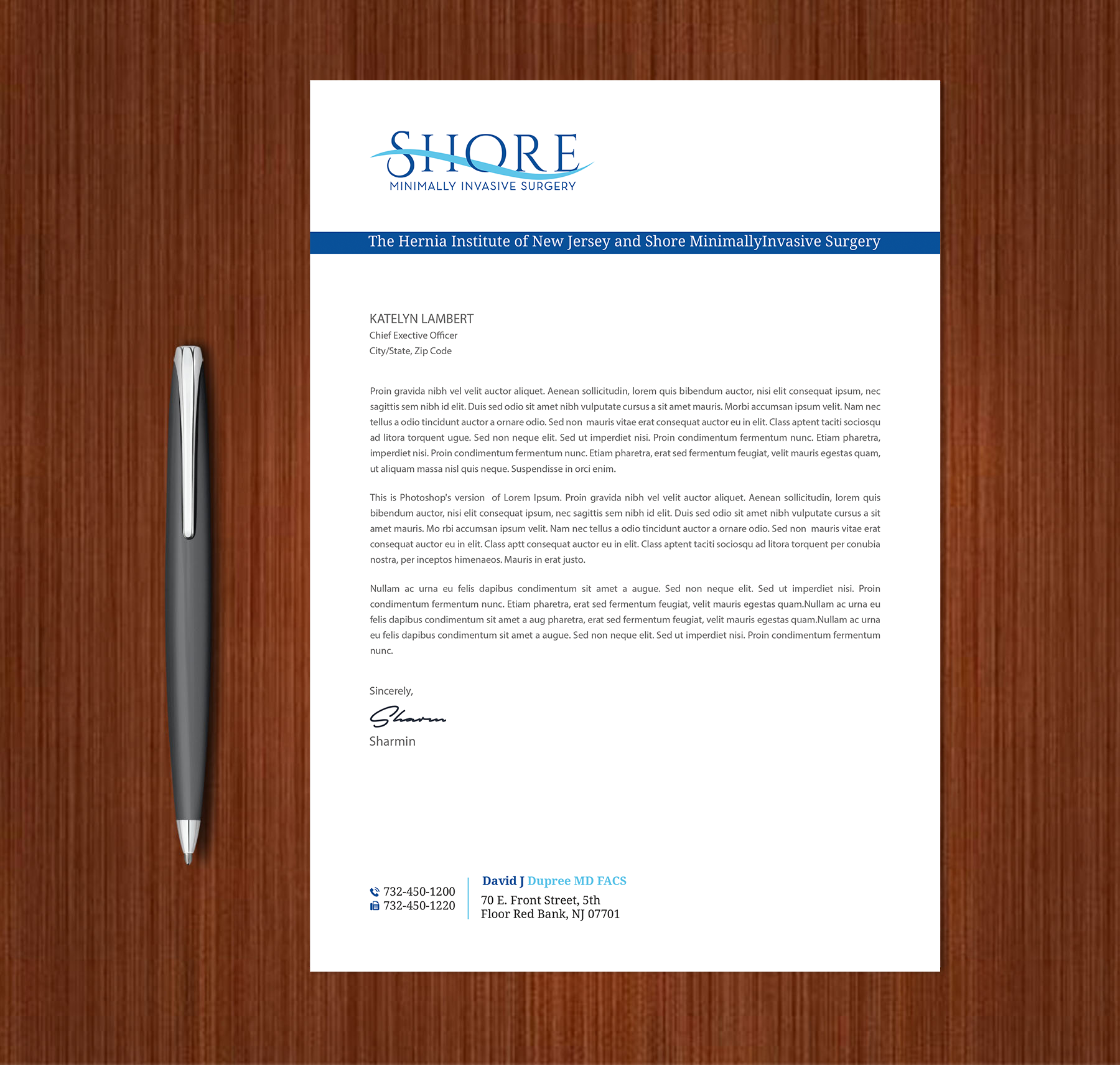 Stationery Design by Expert Bappy for Shore Minimally Invasive Surgery  | Design #33005531