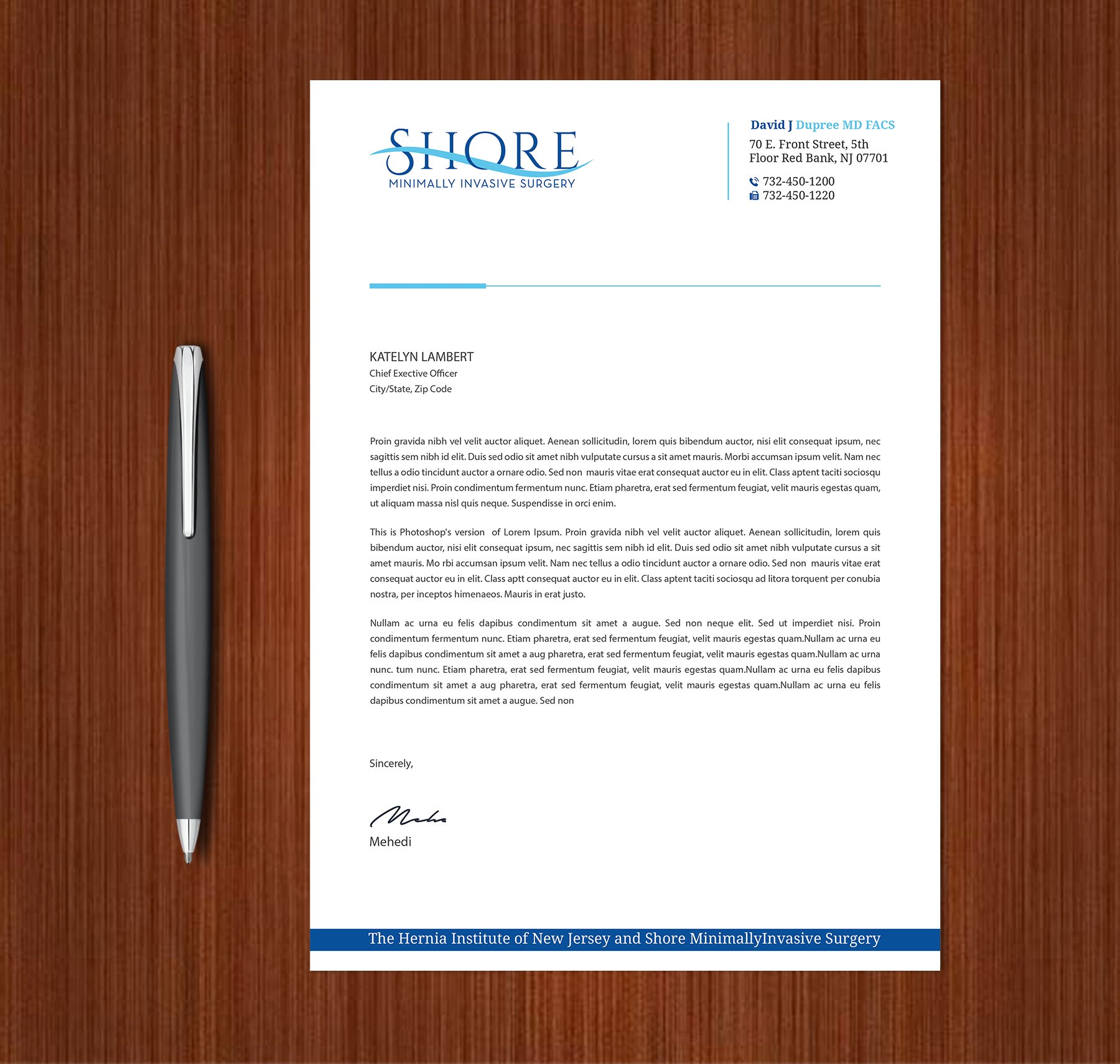 Stationery Design by Expert Bappy for Shore Minimally Invasive Surgery  | Design #33005533