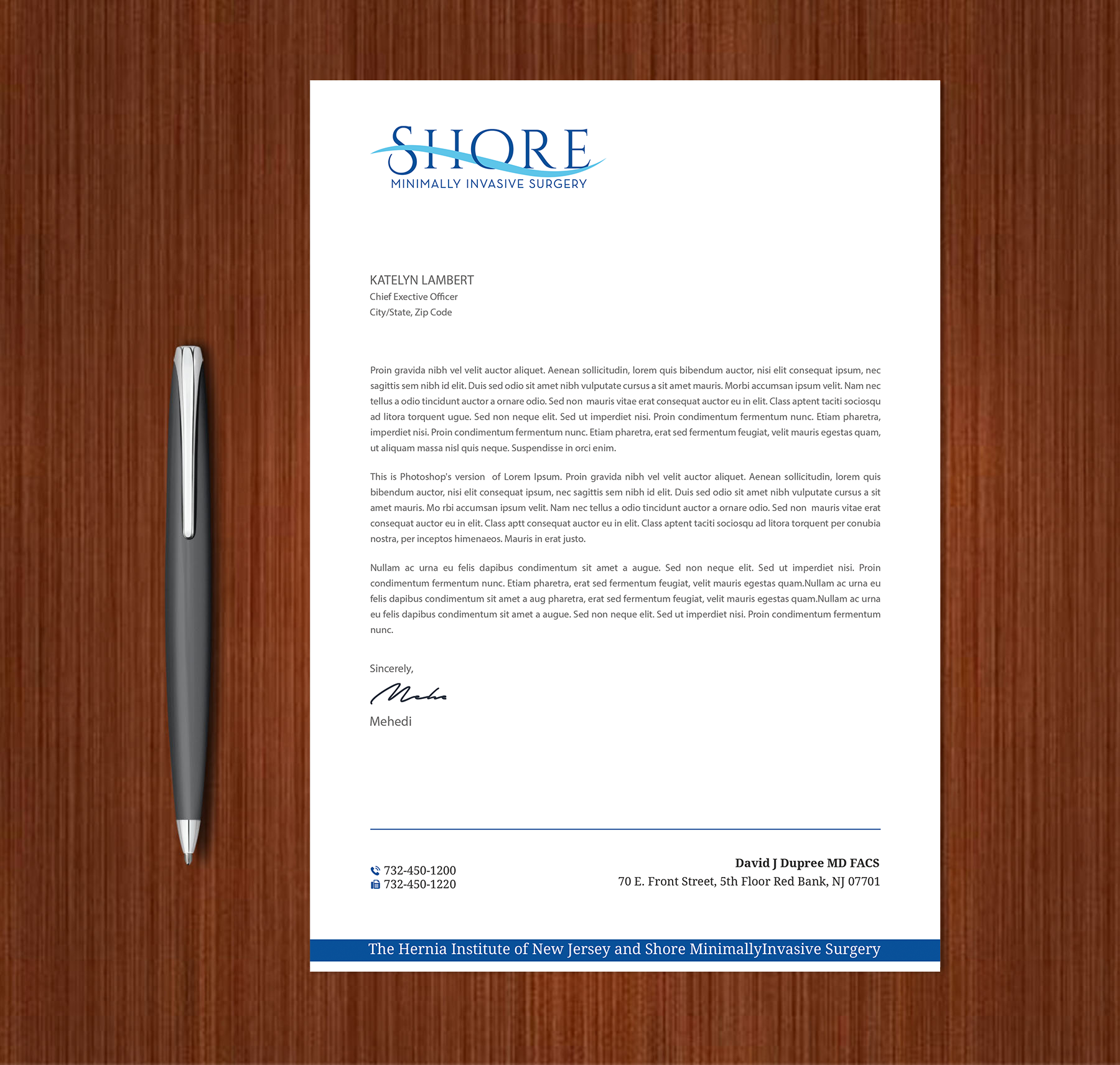 Stationery Design by Expert Bappy for Shore Minimally Invasive Surgery  | Design #33005551