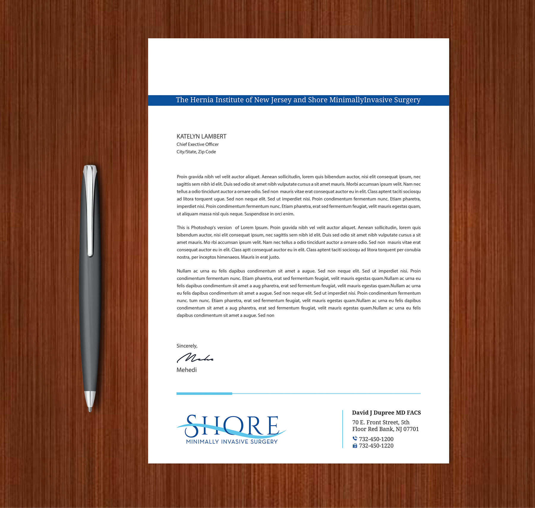 Stationery Design by Expert Bappy for Shore Minimally Invasive Surgery  | Design #33005552
