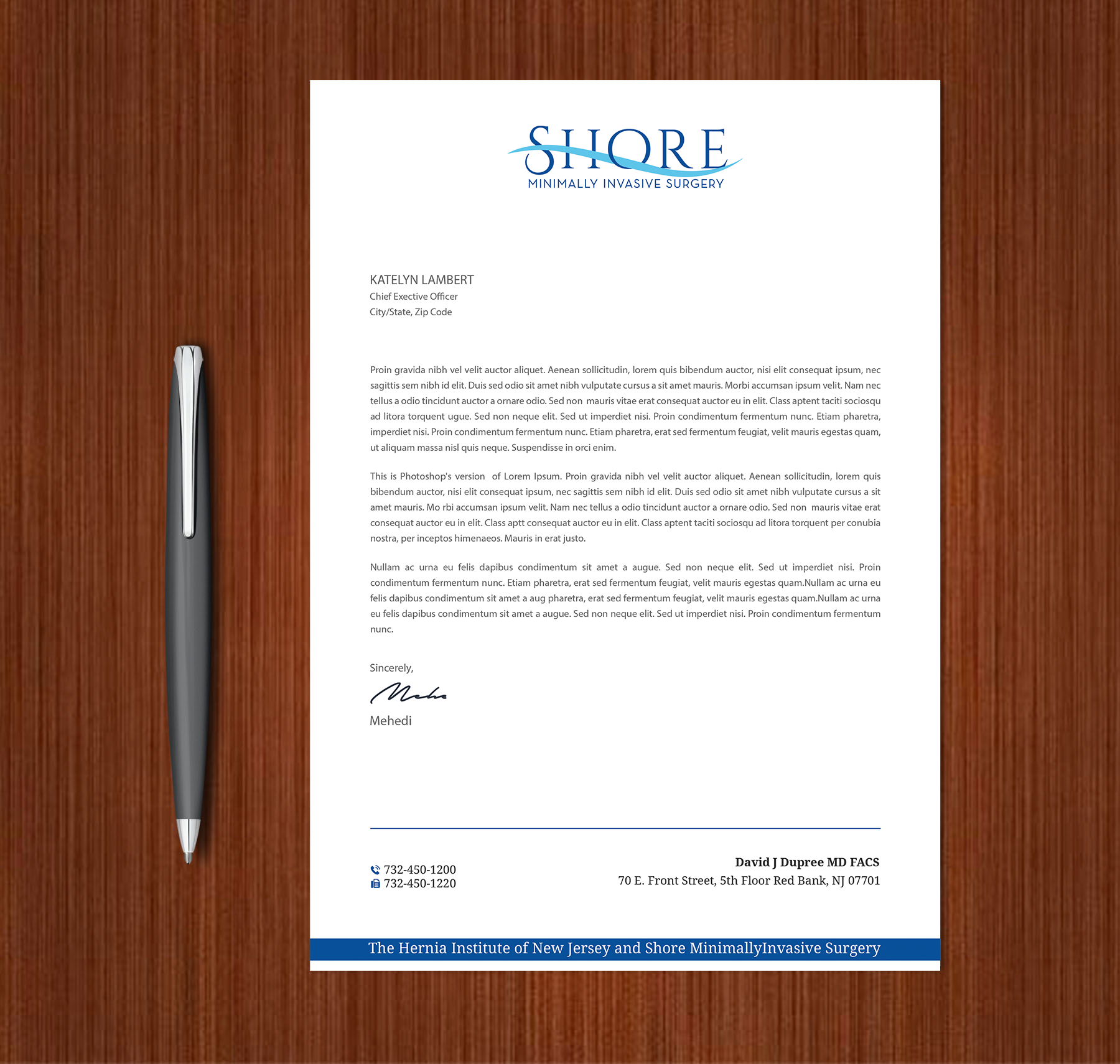 Stationery Design by Expert Bappy for Shore Minimally Invasive Surgery  | Design #33005557
