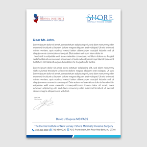 Stationery Design by WellDesign for Shore Minimally Invasive Surgery  | Design: #32982707