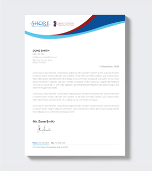 Design de Papeterie par artbitin pour Shore Minimally Invasive Surgery  | Design : #32983665