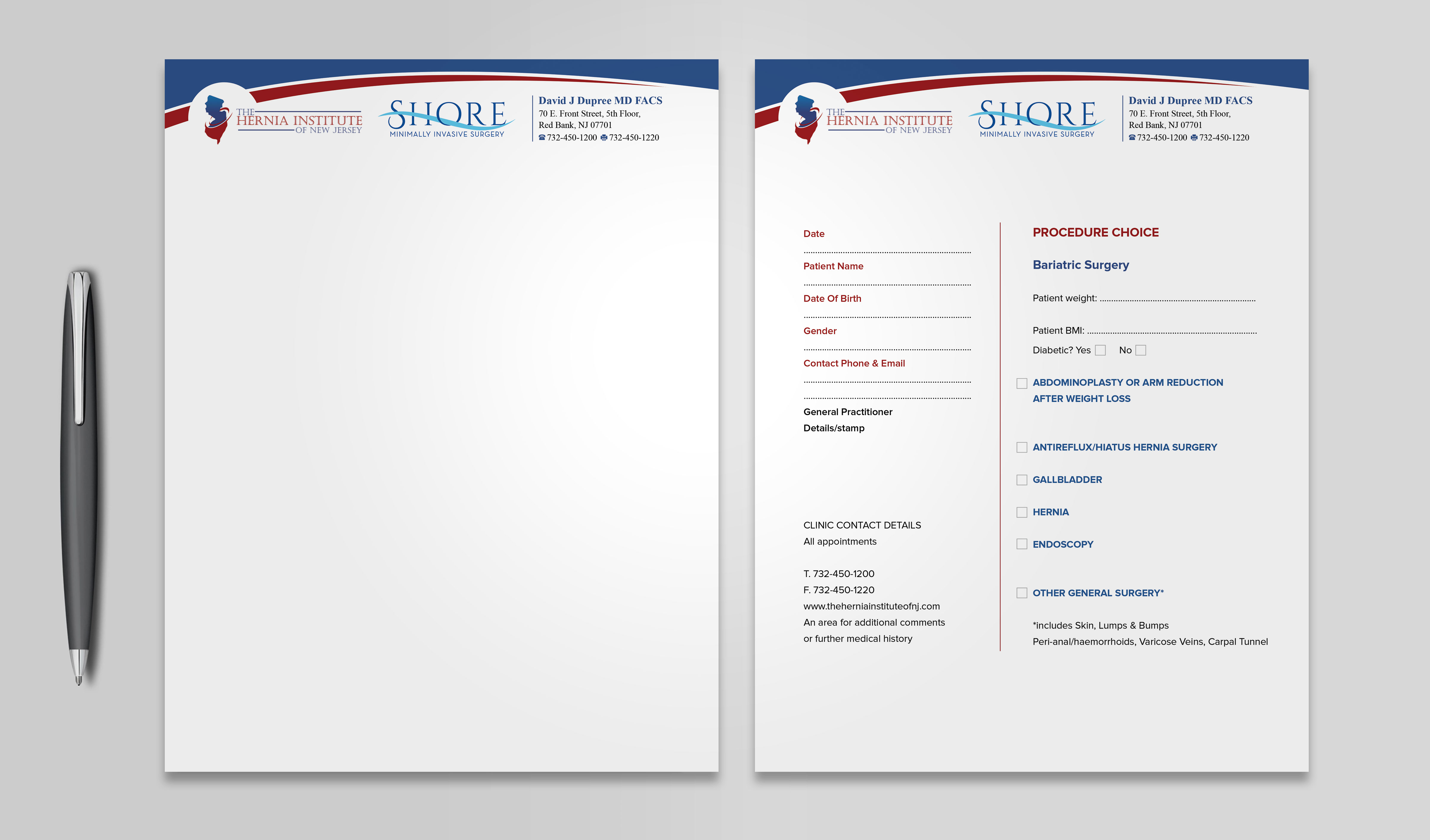 Design de Papeterie par Firoze049 pour Shore Minimally Invasive Surgery  | Design : #33124571