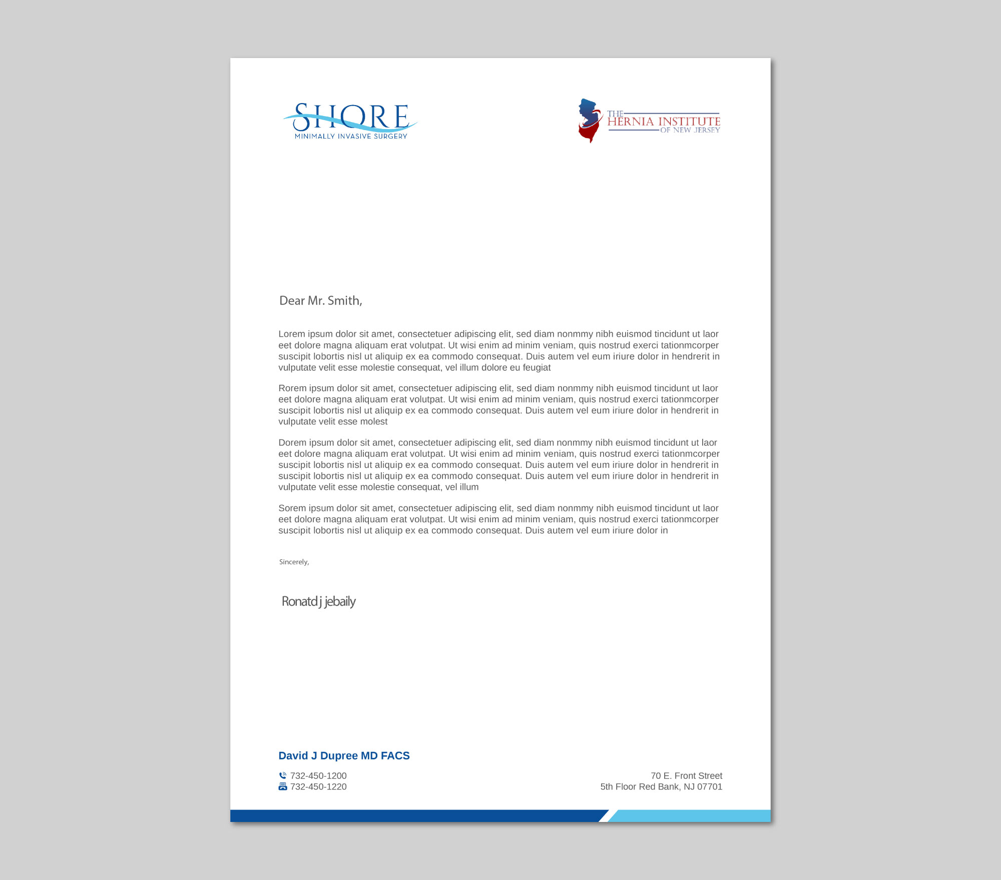 Stationery Design by LAXMI DESIGNHUB for Shore Minimally Invasive Surgery  | Design #32984994