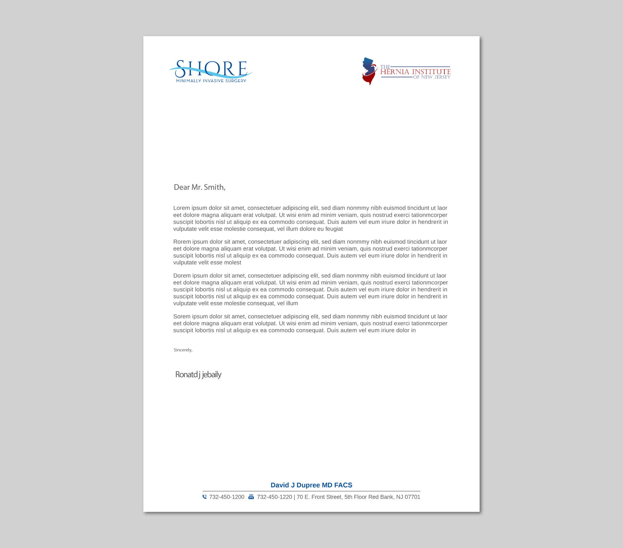 Stationery Design by LAXMI DESIGNHUB for Shore Minimally Invasive Surgery  | Design #32984995