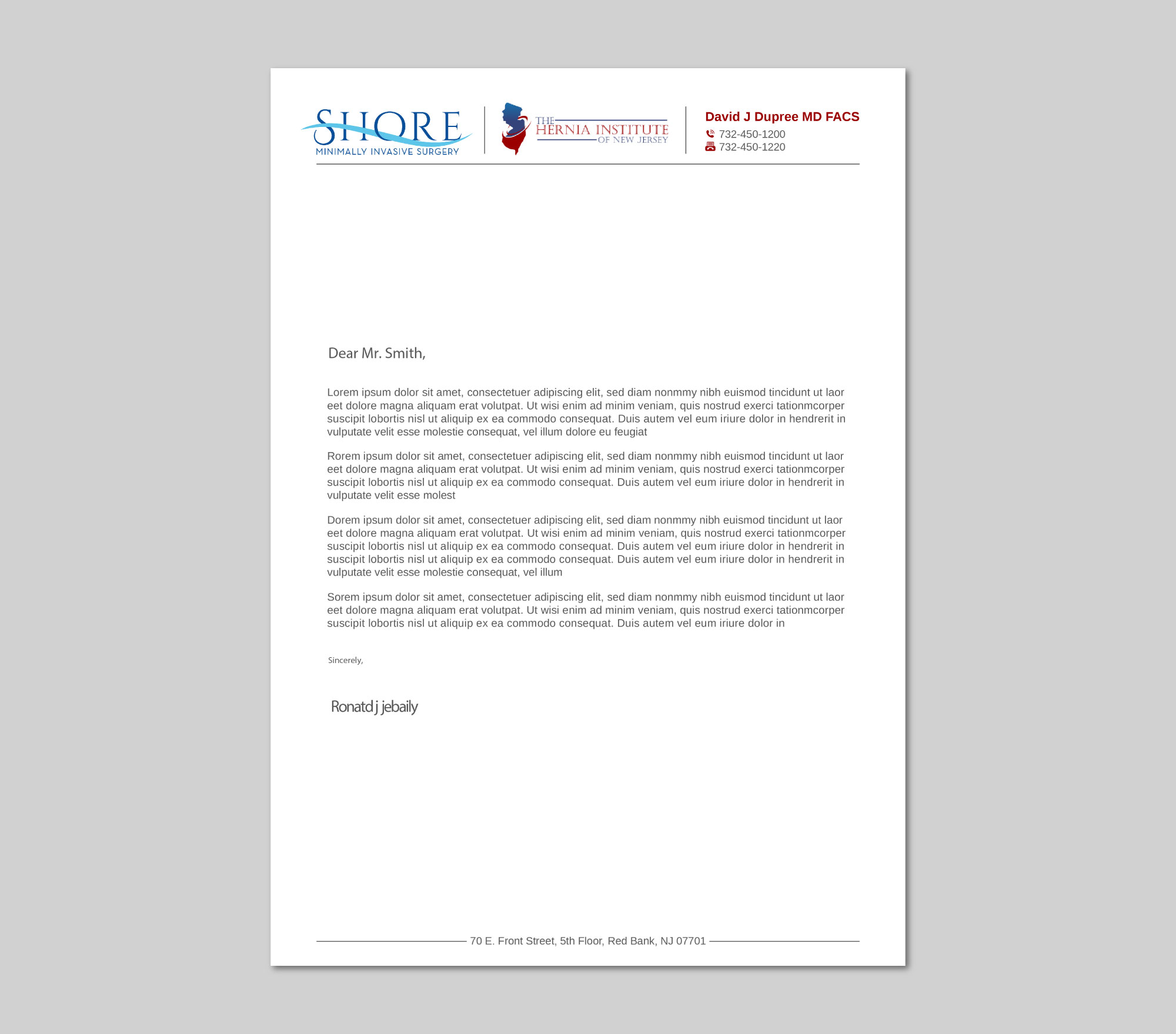 Stationery Design by LAXMI DESIGNHUB for Shore Minimally Invasive Surgery  | Design #32984996