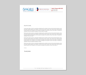 Stationery Design by LAXMI DESIGNHUB for Shore Minimally Invasive Surgery  | Design: #32984996