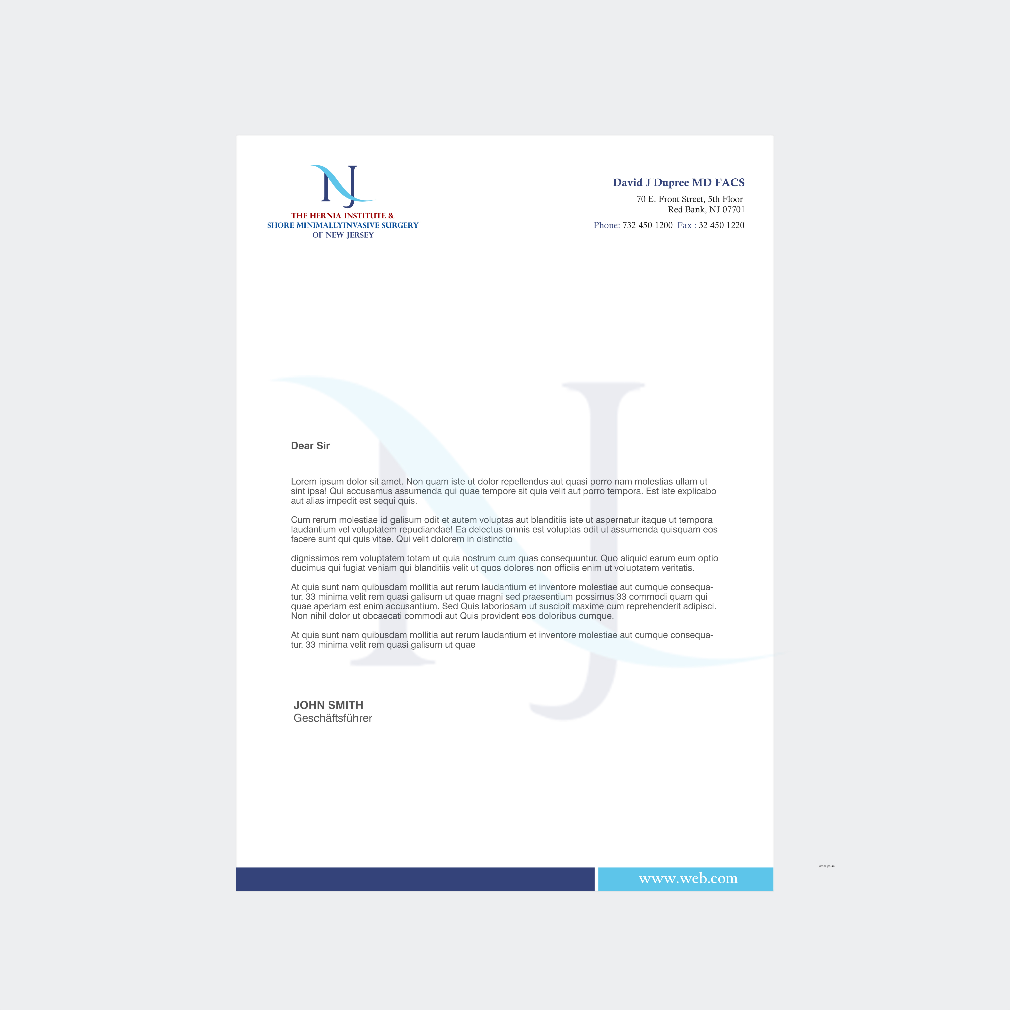 Stationery Design by chandrayaan.creative for Shore Minimally Invasive Surgery  | Design #32984704