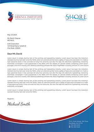Stationery Design by Shahzad Riaz for Shore Minimally Invasive Surgery  | Design: #32998149
