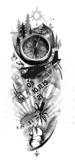 Tattoo Design by Soumen Sinha for this project | Design: #33042007