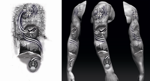 Tattoo Design by Jamal 12