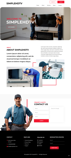 Web Design by pb for this project | Design: #32988212