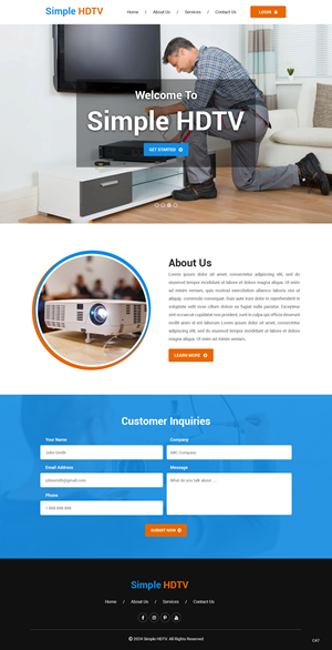 Web Design by pb for this project | Design: #32988215