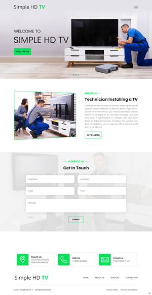 Web Design by pb for this project | Design: #32995422