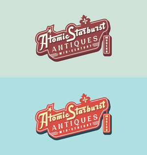 Logo Design by AnnaRoshch for Atomic Starburst Antiques LLC | Design: #33017965