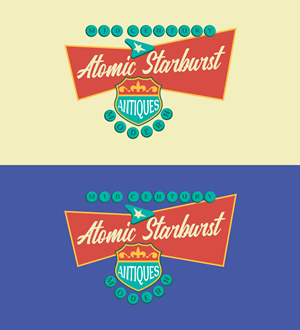 Logo Design by AnnaRoshch for Atomic Starburst Antiques LLC | Design: #33021087