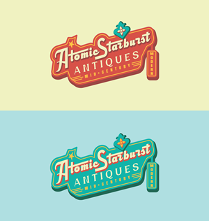 Logo Design by AnnaRoshch for Atomic Starburst Antiques LLC | Design: #33024806