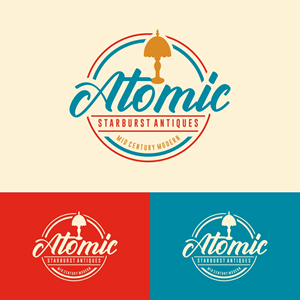 Logo Design by Loknath for Atomic Starburst Antiques LLC | Design: #32985626