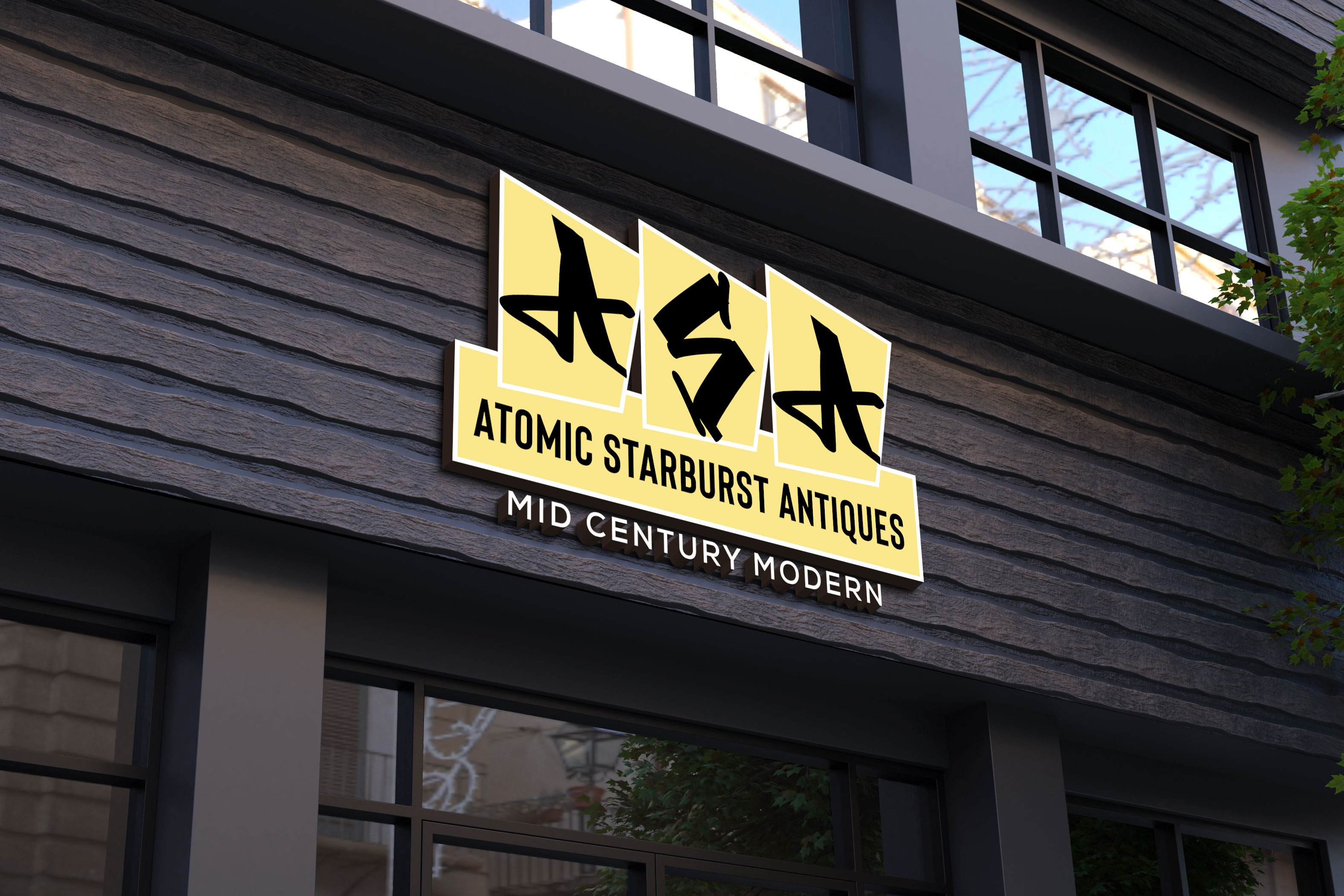 Logo Design by Kavth for Atomic Starburst Antiques LLC | Design #33015832