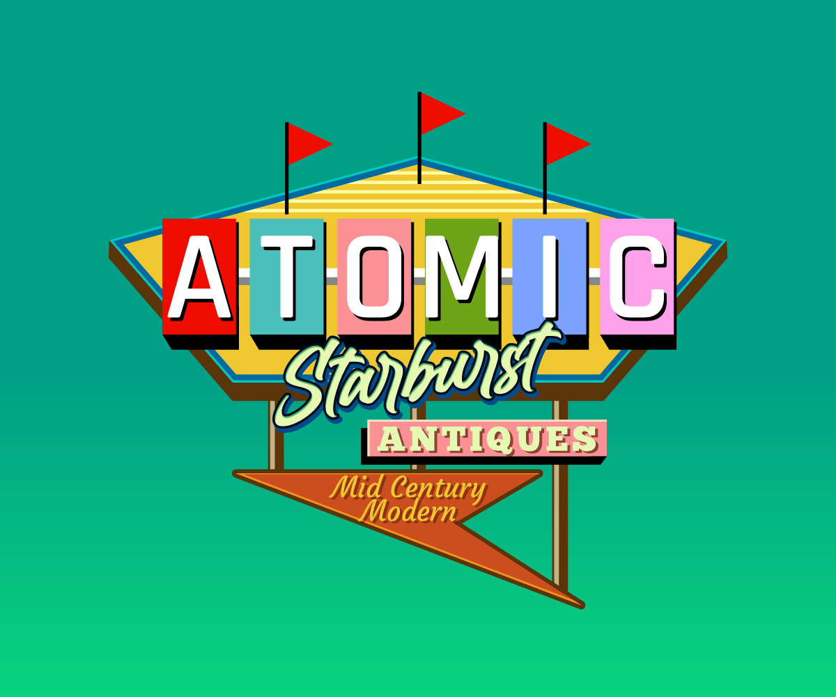 Logo Design by Paint-Tools for Atomic Starburst Antiques LLC | Design #32986036