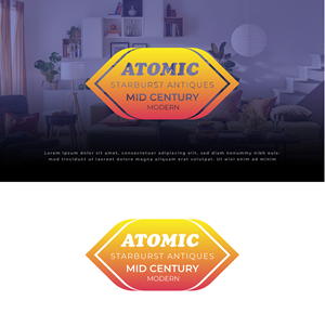 Logo Design by 99 Art.. for Atomic Starburst Antiques LLC | Design: #32984686