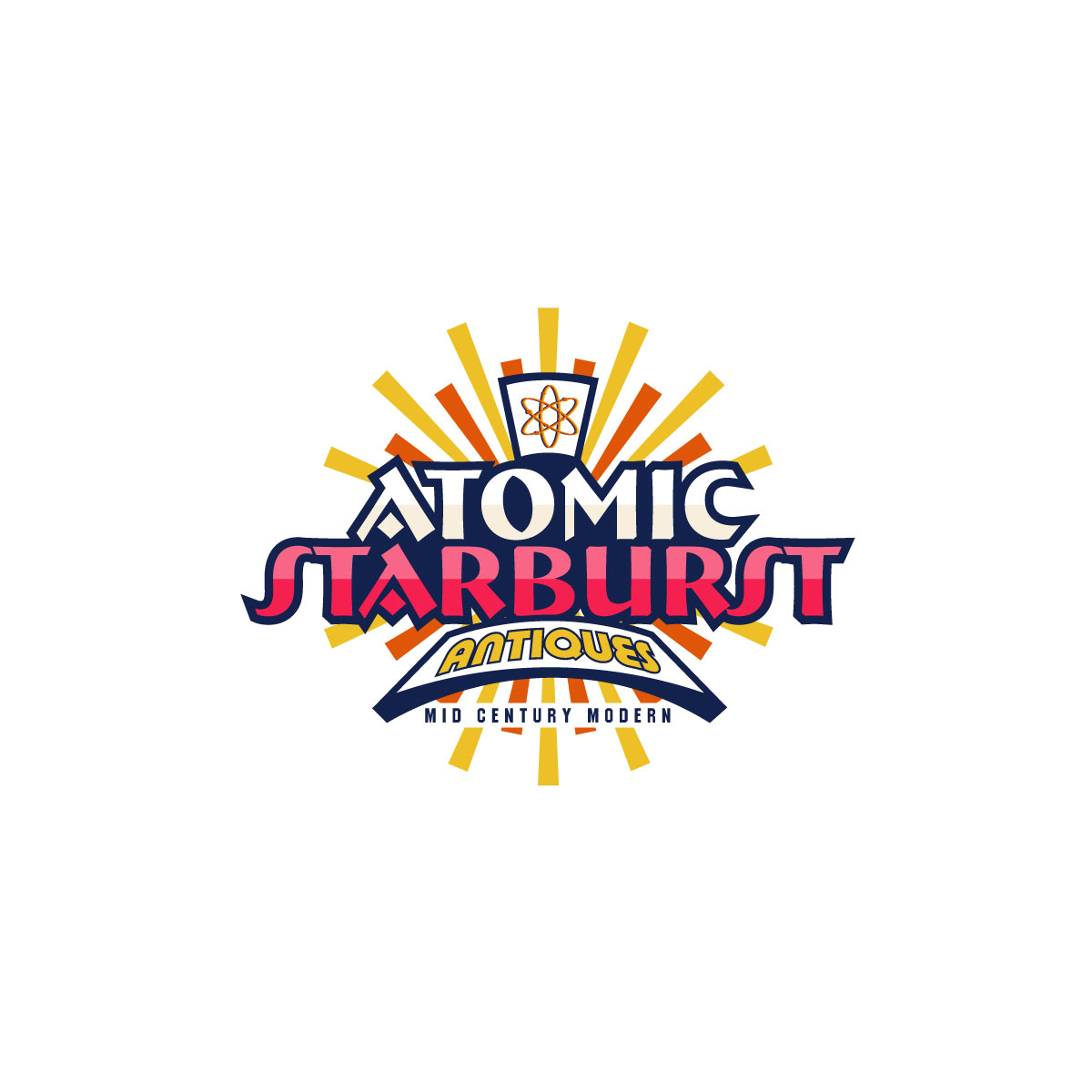 Logo-Design von chris Ray für Atomic Starburst Antiques LLC | Design #32983798