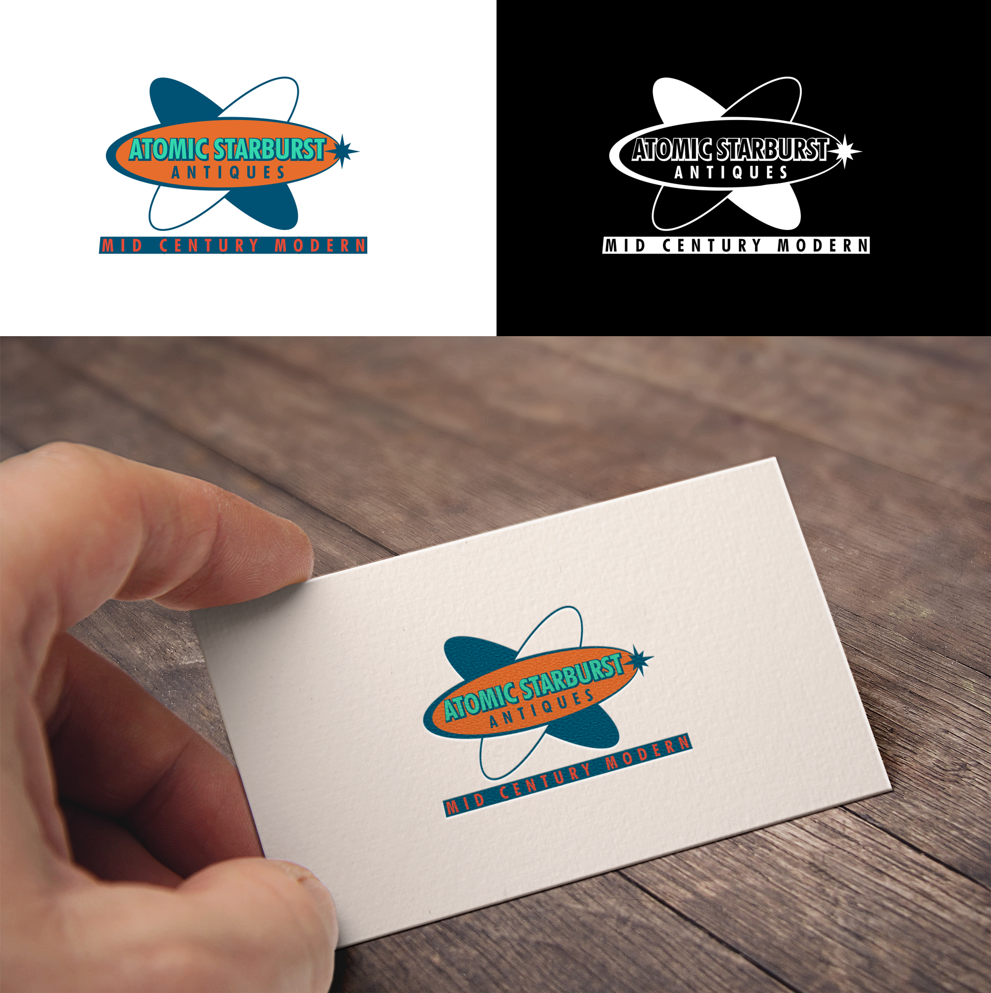 Logo Design by RA-bica for Atomic Starburst Antiques LLC | Design #32999453