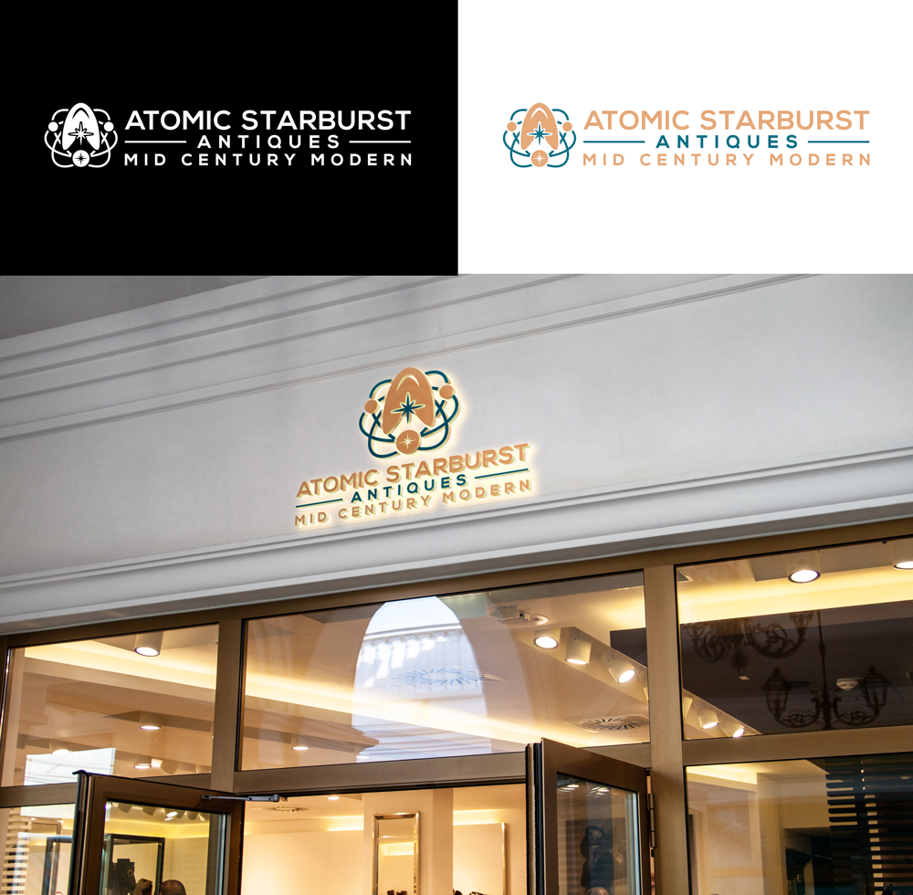 Logo Design by RA-bica for Atomic Starburst Antiques LLC | Design #32999758