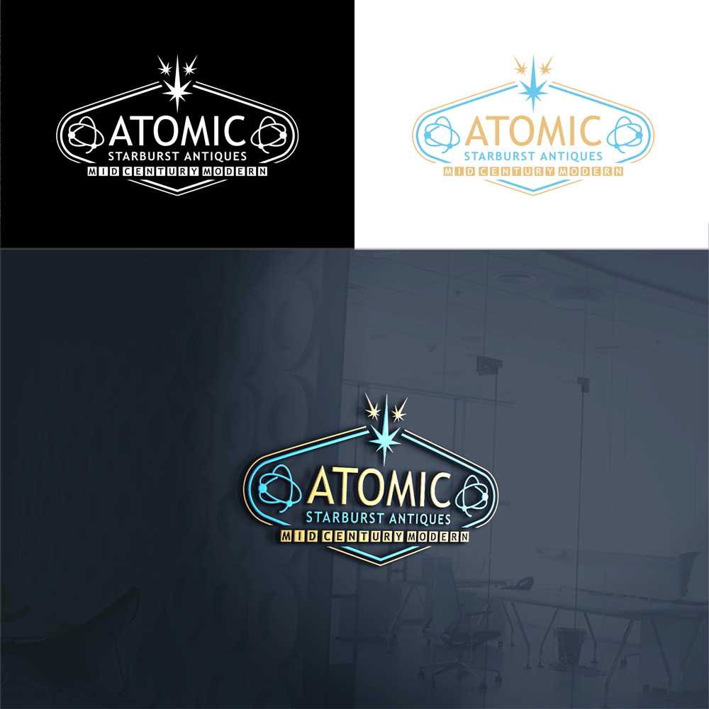 Logo Design by RA-bica for Atomic Starburst Antiques LLC | Design #32999760