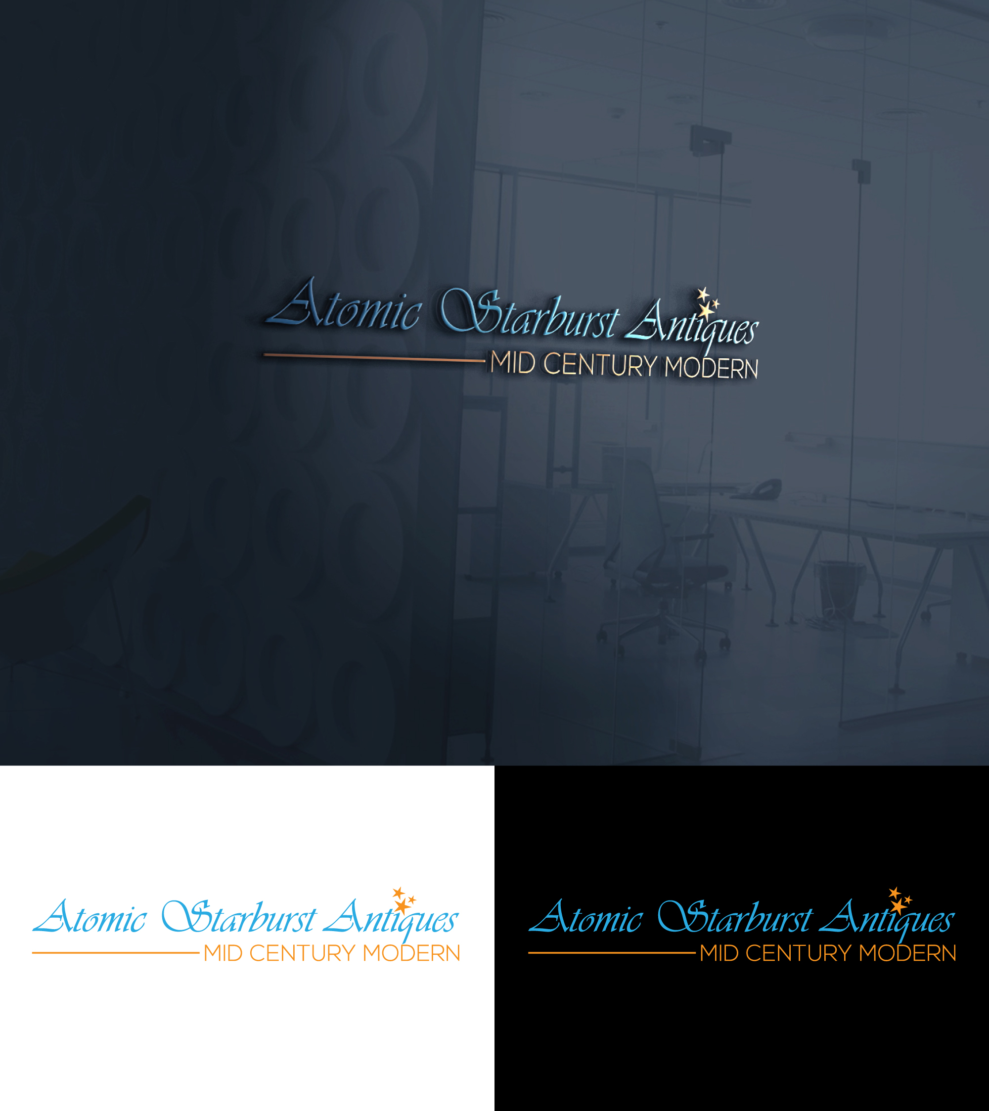 Diseño de Logo por 100%design para Atomic Starburst Antiques LLC | Diseño #32982360