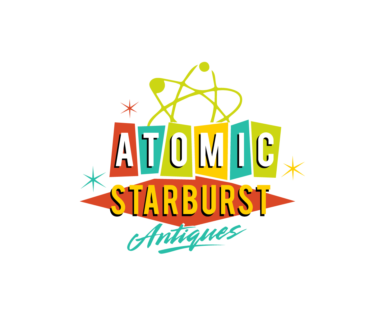 Logo-Design von apik. für Atomic Starburst Antiques LLC | Design #32996896
