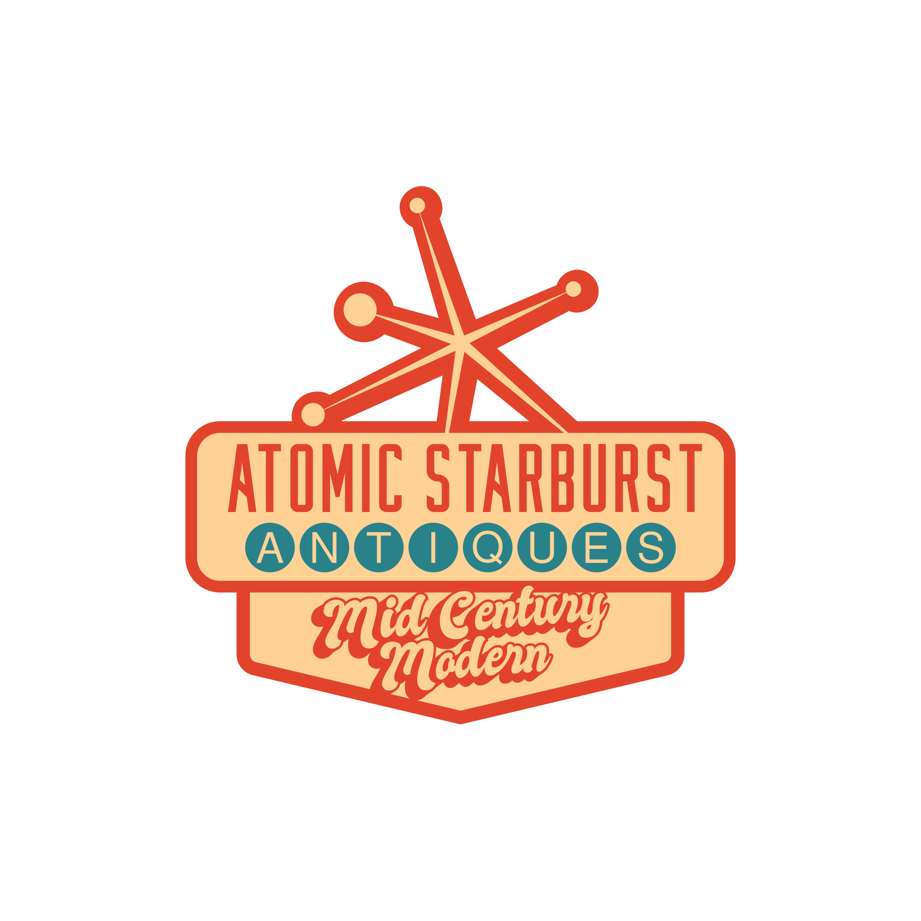 Logo Design by SeptiyanQomarudin for Atomic Starburst Antiques LLC | Design #32992760