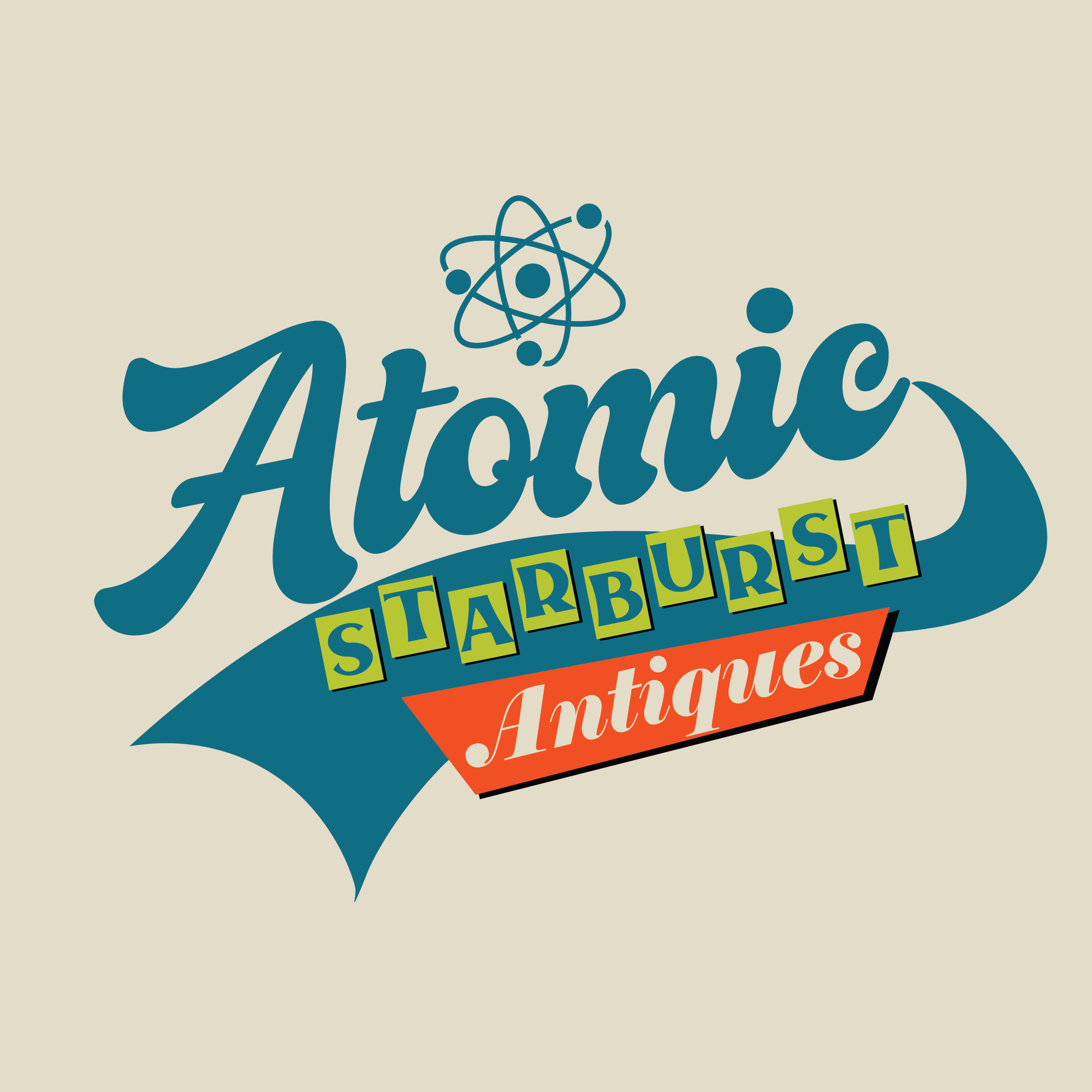 Logo Design by Hardcore Design for Atomic Starburst Antiques LLC | Design #33024466