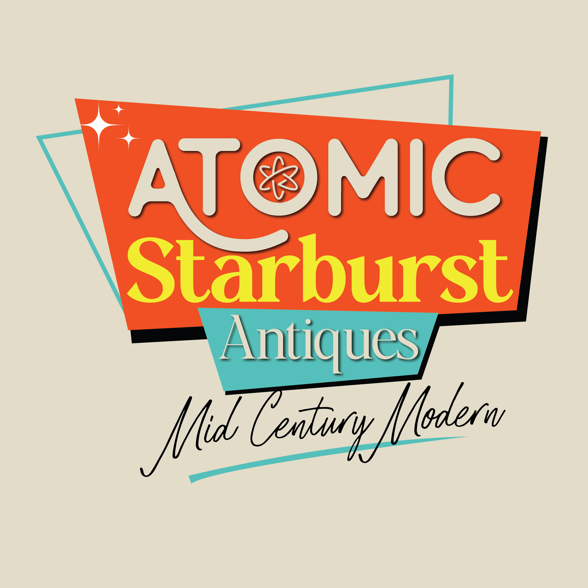 Logo Design by Hardcore Design for Atomic Starburst Antiques LLC | Design #33024697